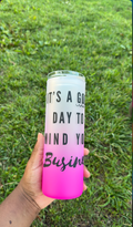 Pink Glass Tumbler