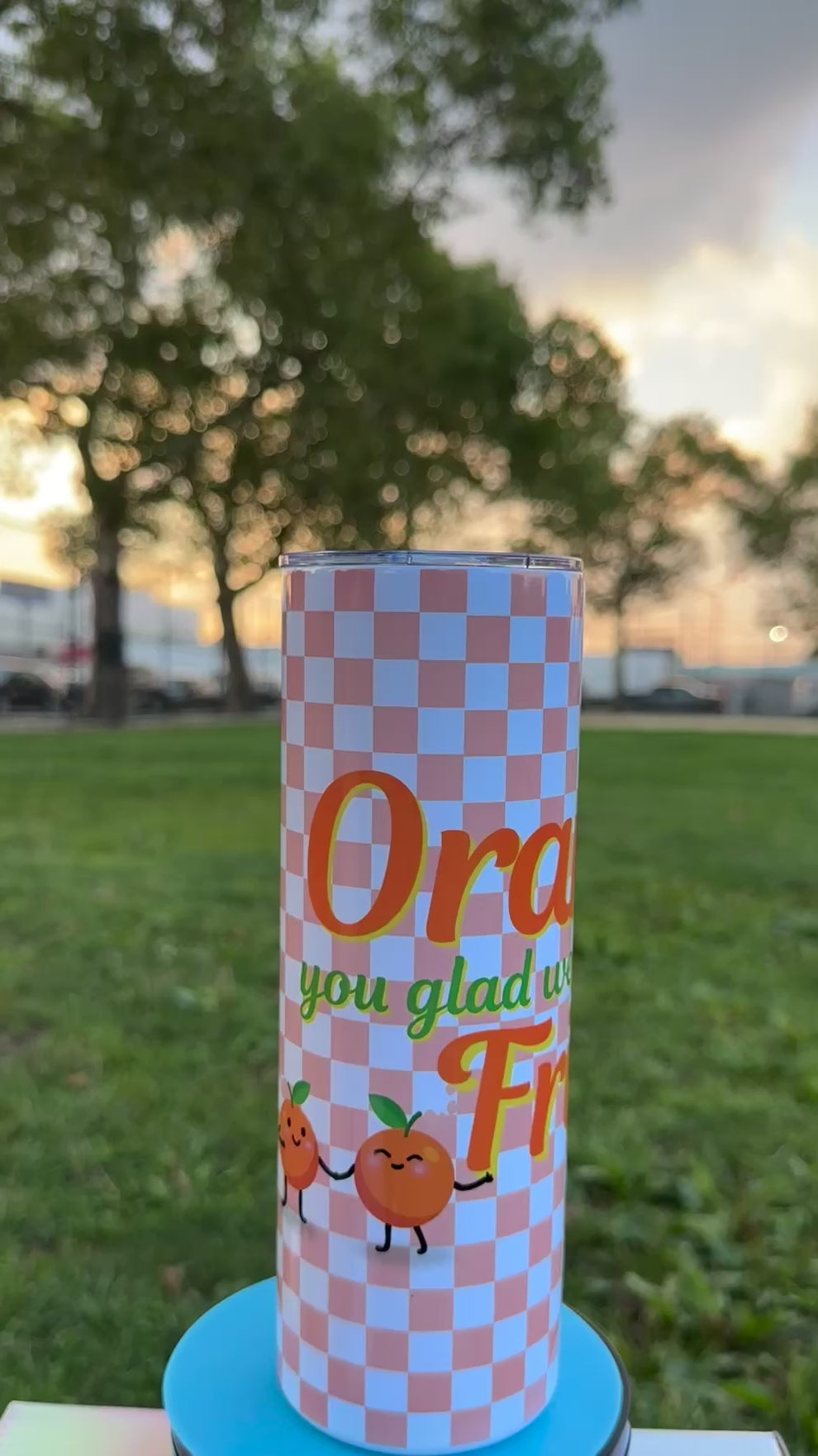 Orange Tumblers