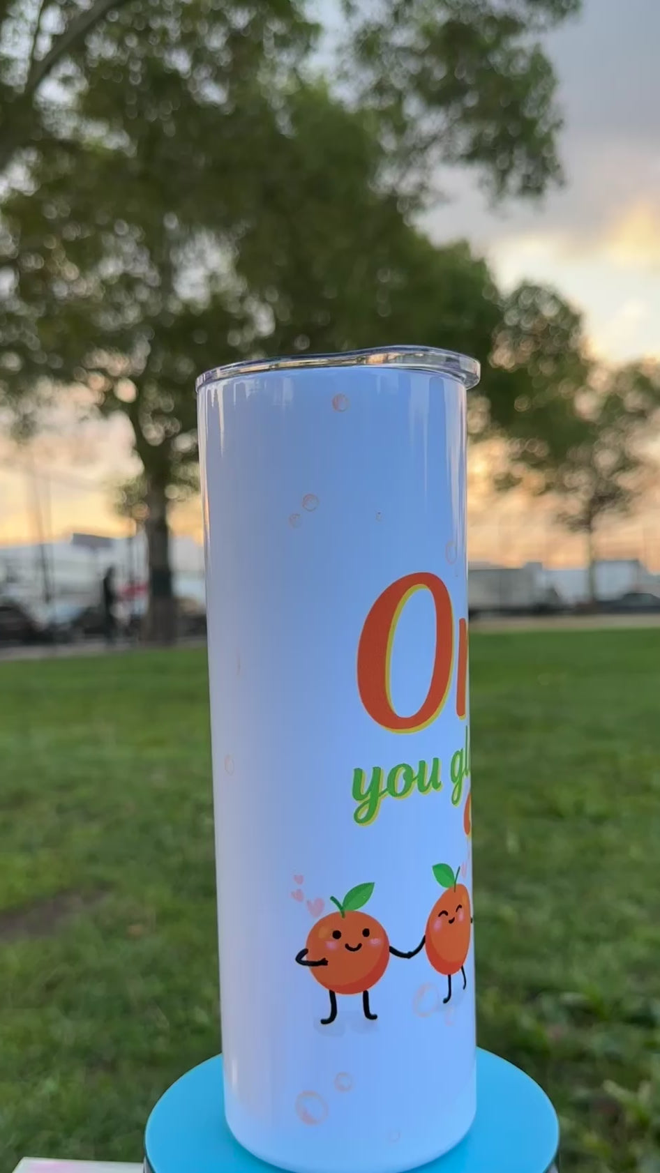 Orange Tumblers